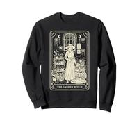 The Garden Witch Carte de Tarot Motif botaniste Occulte Sweatshirt