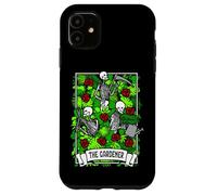The Gardener Tarot Carte de Tarot Squelette pour Amoureux des Plantes Coque pour iPhone 11