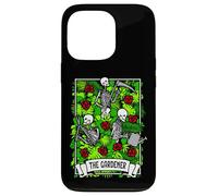 The Gardener Tarot Carte de Tarot Squelette pour Amoureux des Plantes Coque pour iPhone 13 Pro
