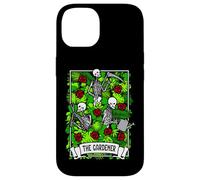 The Gardener Tarot Carte de Tarot Squelette pour Amoureux des Plantes Coque pour iPhone 14