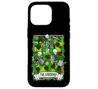 The Gardener Tarot Carte de Tarot Squelette pour Amoureux des Plantes Coque pour iPhone 16 Pro