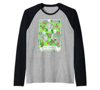 The Gardener Tarot Carte de Tarot Squelette pour Amoureux des Plantes Manche Raglan