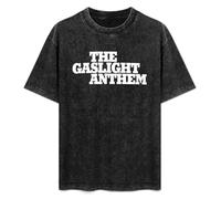 The Gaslight Anthem Logo Mens T-Shirt Black Graphic Unisex Tee Shirt M