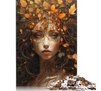 The Gaze of Autumn Puzzle 1000 Pièces Cadeau Unique Jeu Éducatif Challenge Toy À De Qualité Supérieure Peinture Art pour Adultes Enfants 1000pcs (38x26cm)