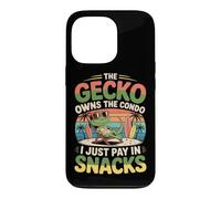 The Gecko Owns The condo; I Just Pay in Snacks. Hawaii Coque pour iPhone 13 Pro