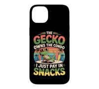 The Gecko Owns The condo; I Just Pay in Snacks. Hawaii Coque pour iPhone 14 Plus