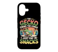 The Gecko Owns The condo; I Just Pay in Snacks. Hawaii Coque pour iPhone 17