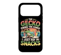 The Gecko Owns The condo; I Just Pay in Snacks. Hawaii Coque pour iPhone 17 Pro Max