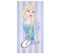 The Geeky Pop Serviette de Plage Enfant - 70 x 140 cm - Serviette légère, Douce et séchage Rapide - Idéale Plage, Piscine & Vacances (La Reine des Neiges)