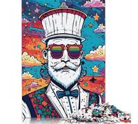 The Gentleman I Puzzle 1000 Pièces Educa Jouet en Bois Jeu D'Intelligence Décoration Intérieure Jeu Éducatif Challenge Toy Adultes & Enfants des 14 Ans 1000pcs (75x50cm)