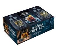 The Gentlemen Whisky Bar - Coffret Avec 2 Verres À Whisky, 1 Libret De Recettes De Whisky Cocktails Et 6 Pierres À Whisky