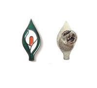 The Gents Cave Lot de 2 pin's à épinglette Motif lys de Pâques Irlande Irlande