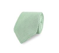 THE GENTS LAB - Cravate tricotée pour homme 100 % polyester avec extrémité en diamant, vert sauge, Length: 150cm Width: 7cm