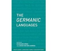 The Germanic Languages by Johan van der Auwera Paperback Book Ekkehard Konig, Johan Van Der Auwera (Auteur)