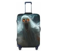 The Ghost Disappeared in the Sunlight Housse de protection élastique pour valise de voyage Motif imprimé anti-rayures, Noir , M