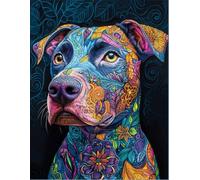 The Giant Dog Mandala Book: 500 Pages of Relaxing Puppy Designs for All Ages.: Stress-Free Dog Mandalas: 500 Pages of Whimsical Puppy Patterns to Color.