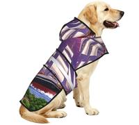 The Giant Wheel Under Lightning Manteau de pluie imperméable pour chiens de petite, moyenne et grande taille avec bandes réfléchissantes et sangle ventrale réglable