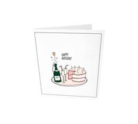 The Gift Label Carte de salutation - Joyeux anniversaire