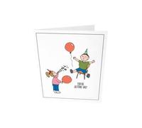 The Gift Label Salutation carte - You're getting big