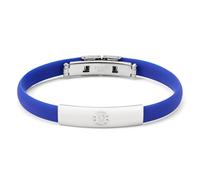 The Gift Scholars Bracelet officiel du club Chelsea FC, bracelet en acier inoxydable et silicone, produit officiel de football
