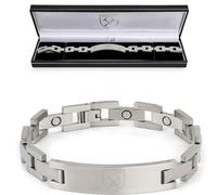 The Gift Scholars Bracelet officiel du club West Ham United FC, chaîne à maillons en acier inoxydable, bijou officiel WHUFC