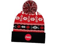 The Gift Scholars Coke Black Chapeau d'hiver Bobble Noir, Taille Unique Unisexe-Adulte