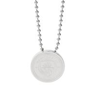 The Gift Scholars Collier avec pendentif sous licence officielle Manchester City FC - Chaîne en acier inoxydable pour homme