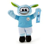 The Gift Scholars Mascotte Moonchester de Man City - Peluche écologique de 30 cm | Fans de Football sous Licence Officielle Manchester City