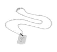 The Gift Scholars Médaille Liverpool FC Liverbird pour chien, chaîne à billes en acier inoxydable, produit LFC pour homme