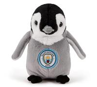 The Gift Scholars Man City FC Peluche pingouin 22 cm : peluche de football Citizens sous licence officielle, respectueuse de l'environnement de tous âges.