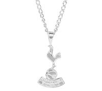 The Gift Scholars Tottenham Hotspur FC Collier avec grand blason plaqué argent pour homme