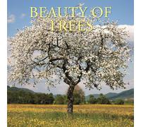 The Gifted Stationary Calendrier mural carré 2026, beauté des arbres, calendrier à suspendre sur le thème floral de 16 mois avec 180 autocollants de rappel, planificateur mensuel pour la maison ou les