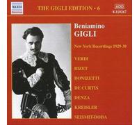 The Gigli Edition, Vol. 6: New York Recordings 1929-1930 [CD] NEUF