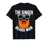 The Ginger Beard Man Redhead Irish Redhead Redhead T-Shirt Graphique avec Valeur, Homme, Noir, S