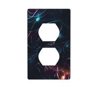 The Girl in The Dream Kit de panneau mural duplex, 11,4 x 7 cm, cache-prise électrique pour interrupteur de prise de courant (1 pièce).