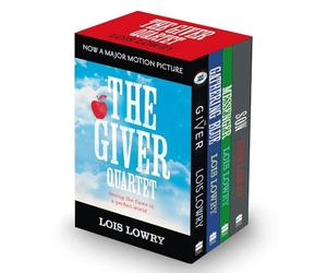 The Giver Quartet Boxed Set by Lois Lowry - The Giver, Gathering Blue, Messenger & Son (Classic Dystopian Science Fiction Fantasy Series for Kids & Teens)