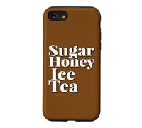 Thé glacé au Miel et au Sucre - Meilleure façon de Battre la Chaleur Texte Blanc Coque pour iPhone SE (2020) / 7/8