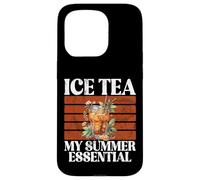 Thé glacé My Summer Essential Ice Tea Coque pour iPhone 15 Pro