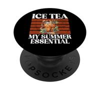 Thé glacé My Summer Essential Ice Tea PopSockets PopGrip Adhésif