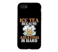 Thé glacé Parce Que l'âge Adulte est Un thé glacé Dur Coque pour iPhone SE (2020) / 7/8