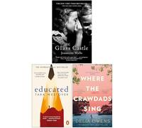 The Glass Castle, Educated, Where the Crawdads Sing 3 Books Collection Set