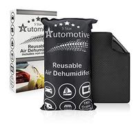 The Glowhouse Déshumidificateur de voiture en gel de silice sans DMF Sac absorbant l'humidité réutilisable Aide à prévenir la condensation et la moisissure Tapis antidérapant inclus 1 kg