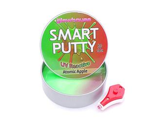 The Glowhouse Mastic Intelligent à Changement de Couleur réactif aux UV (Atomic Apple)