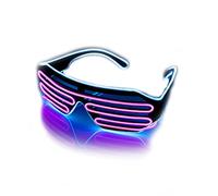 The Glowhouse Neon el fil shutter shades lunettes slotted mode bleu rose
