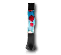 The Glowhouse Refroidir lava lamp groovy bleu cire liquide rouge design ondulé