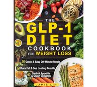 The GLP-1 Diet Cookbook For Weight Loss: Quick & Easy High-Protein, Low-Carb Recipes Ready in 20 Minutes to Help You Burn Fat & Control Your Appetite, Even if Every Other Diet Has Failed You