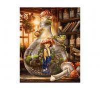 Schipper – Peinture par numéros Le Lutin – Pour adultes, pinceaux et peintures acryliques 40 x 50 cm