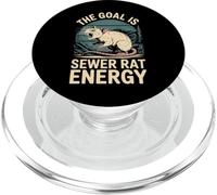 The Goal is Sewer Rat Energy Mème chaotique - PopSockets PopGrip pour MagSafe
