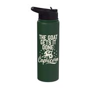 The Goat gets it done Capricorne Stainless Steel Insulated Water Bottle