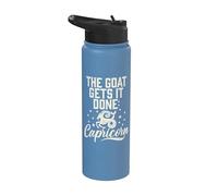 The Goat gets it done Capricorne Stainless Steel Insulated Water Bottle